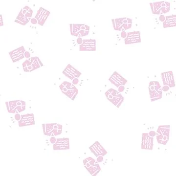 Spell magic glyph seamless pattern Stock Illustration