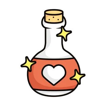 Spell magic sorcery isolated icon Ilustração Stock