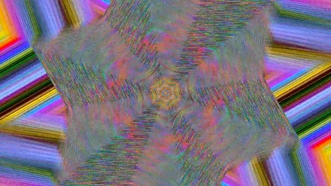 Spellbinding glitch imitation crystal reflections shimmering background. Stock Footage 112152022