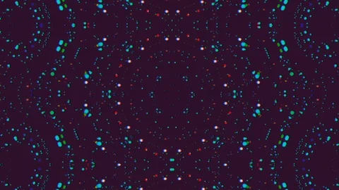 Spellbinding pattern, abstract shimmering background. Seamless footage. Stock Footage 124469323