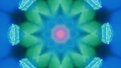 Spellbinding pattern light transformations iridescent background. Seamless Stock Footage 132986917