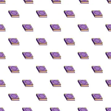 Spellbook pattern for magic and fantasy concepts Stock Illustration