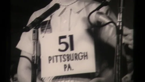Spelling Bee Opens, School Children Compete in Academic Competition Stock Footage 130712276