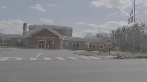 Spencer Elementary School Closed Stock Footage 128753157