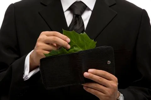 Spending greenbacks Stock Photos