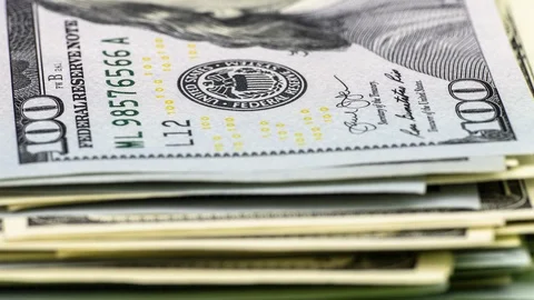 Spending Money Concept Stock Footage 105629517