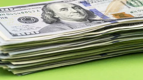 Spending Money Concept Stock Footage 248651546