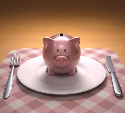 Spending Savings 스톡 일러스트