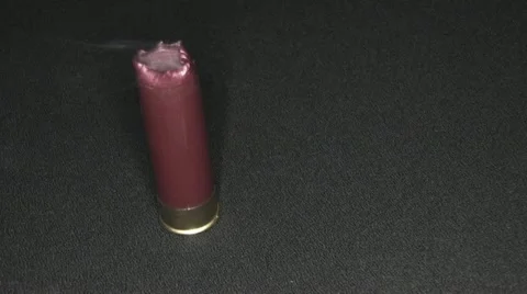 Spent shells after firing. Stock Footage 22076551
