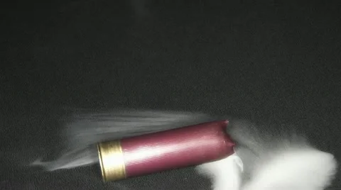 Spent shells after firing. Stock Footage 22076935