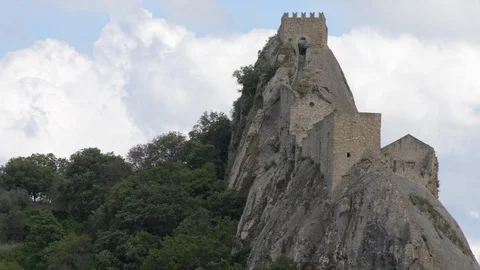 The Sperlinga Castle in Sicily Stock Footage 110906596