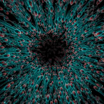 Sperm cell background Stock-Illustration