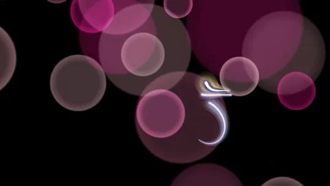 Sperm Cell Swimming Through Liquid Bubbles. Stock Footage 329466814