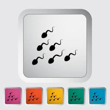 Sperm icon Stock Illustration