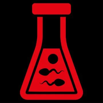 Sperm Liquid Icon Illustrazione stock