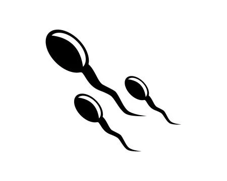 Sperm or Spermatozoa Icon Vector Logo Template Illustration Design Stock Illustration