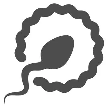 Sperm Penetration Icon Stock Illustration