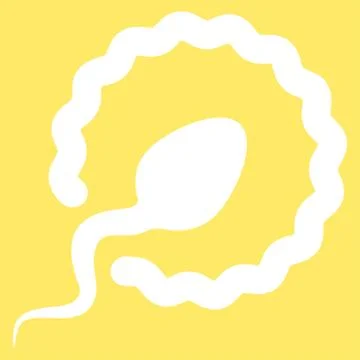 Sperm Penetration Vector Icon Stock Illustration