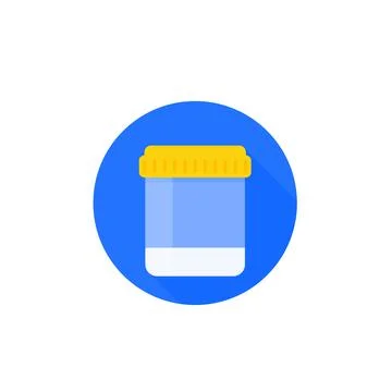Sperm sample, semen test icon イラスト素材