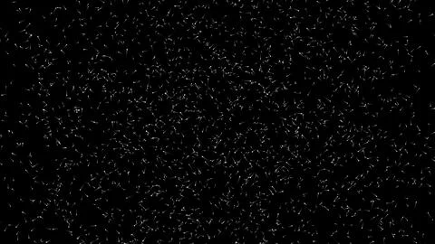 Spermatozoa chaotically float in space in search of egg but there is none. .. イラスト素材