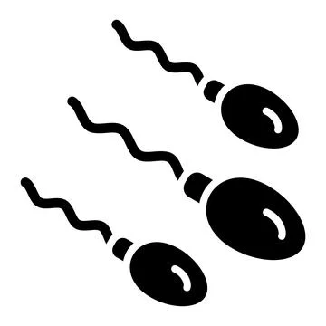 Sperms Vector Icon Design Illustration Stock Illustration
