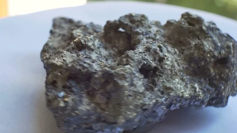 Sphalerite Mineral Sample Stock Footage 93844578