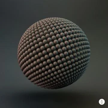 Sphere. 3d vector template. Abstract illustration 库存插图