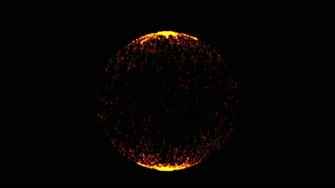 Sphere abstract animation background. Energy plasma ball. Stock Footage 170626722