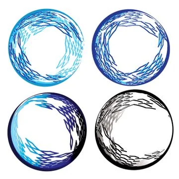 Sphere with abstract connectivity Stock Illustration