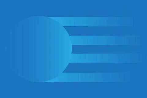 Sphere and stripes blue gradient logo Stock Illustration