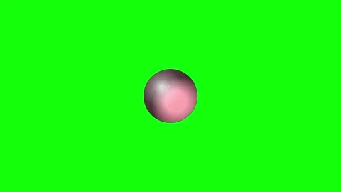 Sphere Animated - Chroma Key Green Screen Footage Video stock 336956775