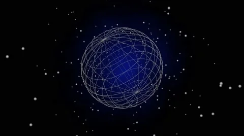 Sphere animation 4k Stock Footage 40435389