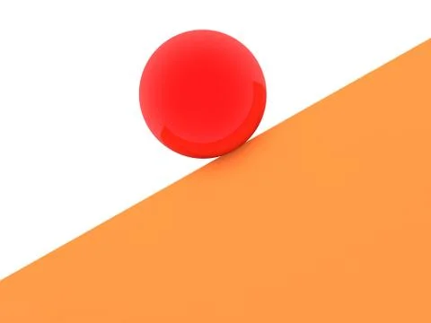 Sphere ascending Stock Illustration