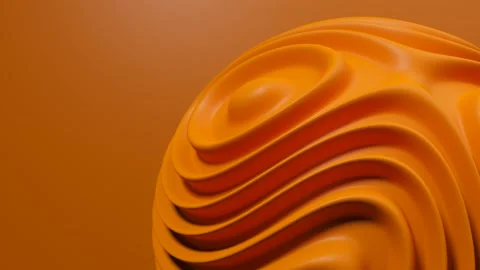 Sphere background waving and spinning Stock Footage 158622363