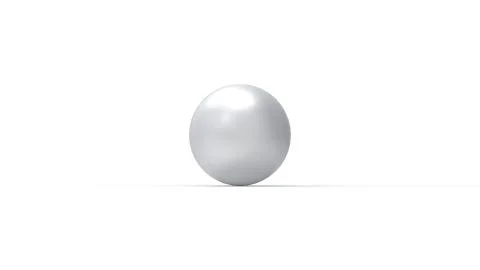Sphere ball 3d rendering in multiple materials isolated in studio background Stock Illustration