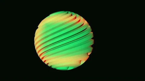 Sphere ball animation Stock Footage 167577773