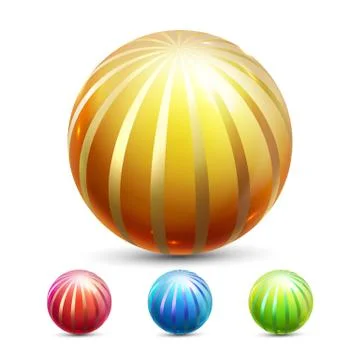 Sphere Ball . Orb Shining. Round Button. Glossy Element. Cirlce Object. Magic Illustrazione stock