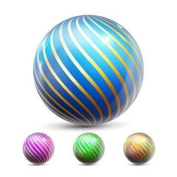 Sphere Ball Vector. Orb Shining. Magic Globe. Fluid Element. Jeweler Perl. 3D Illustrazione stock