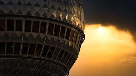 The sphere of the Berlin TV tower Stock-Fotos