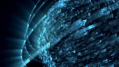 Sphere Binary Code Stock Footage 92839743
