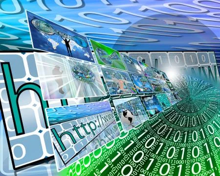 Sphere of binary code Illustrazione stock