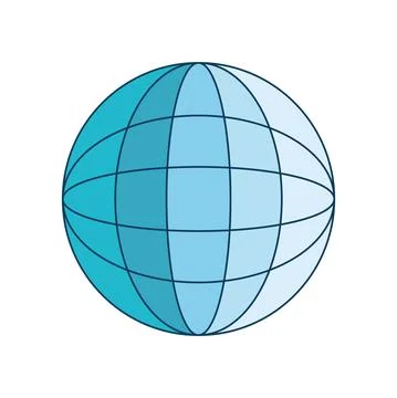 Sphere browser tech Stock Illustration