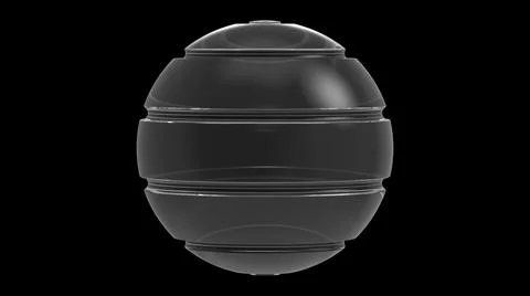 Sphere celebration 3d illustration render Illustrazione stock