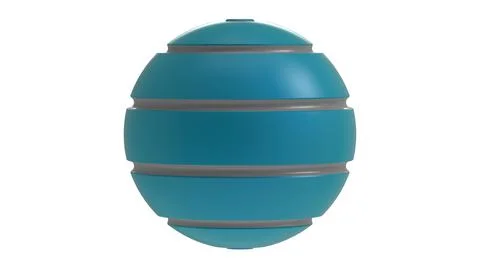 Sphere celebration 3d illustration render Stock Illustration