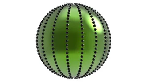 Sphere celebration 3d illustration render Stockillustratie