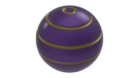 Sphere celebration 3d illustration render Ilustración de archivo