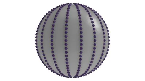 Sphere celebration 3d illustration render Illustrazione stock