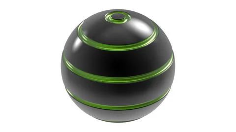 Sphere celebration 3d illustration render Illustrazione stock