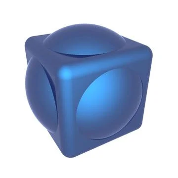 Sphere in a cube 3d design element Sphere in a cube 3d design element Copy... Stock Photos