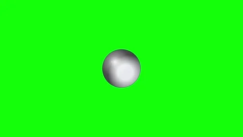 Sphere Dynamic on Green Screen Chroma Key Background Video stock 336956772